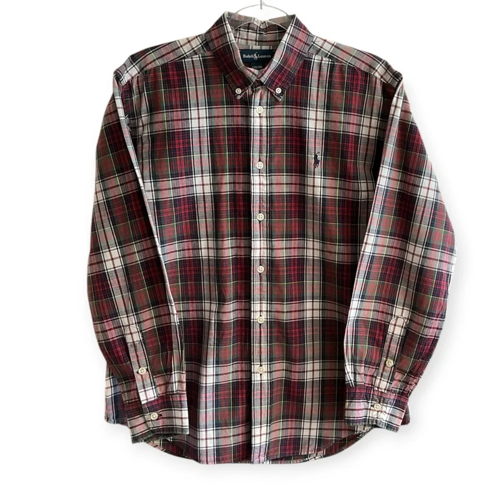 Ralph Lauren Plaid Button Down Shirt